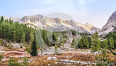 Chalet KoÄa pri Triglavskih jezerih, Triglav National Park, Slovenia Stock Photo